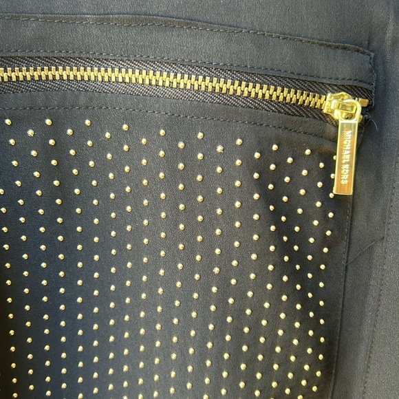 Michael Kors woman’s Black Studded long sleeve blouse - Picture 3 of 7